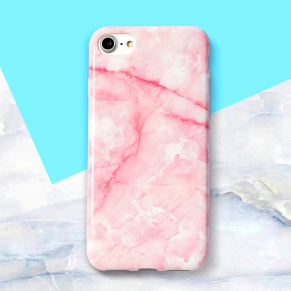 Pink marble iPhone 6 case